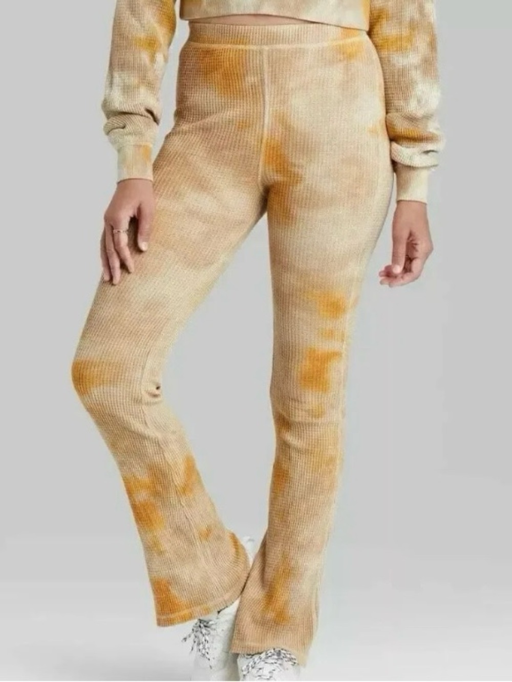 Wild Fable XS Tie-Dye Ribbed Flare Leggings